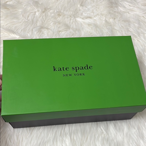 NEW In Box Kate Spade City Lights Metallic Silver Sparkly Loafers Size 9 - Picture 3 of 14